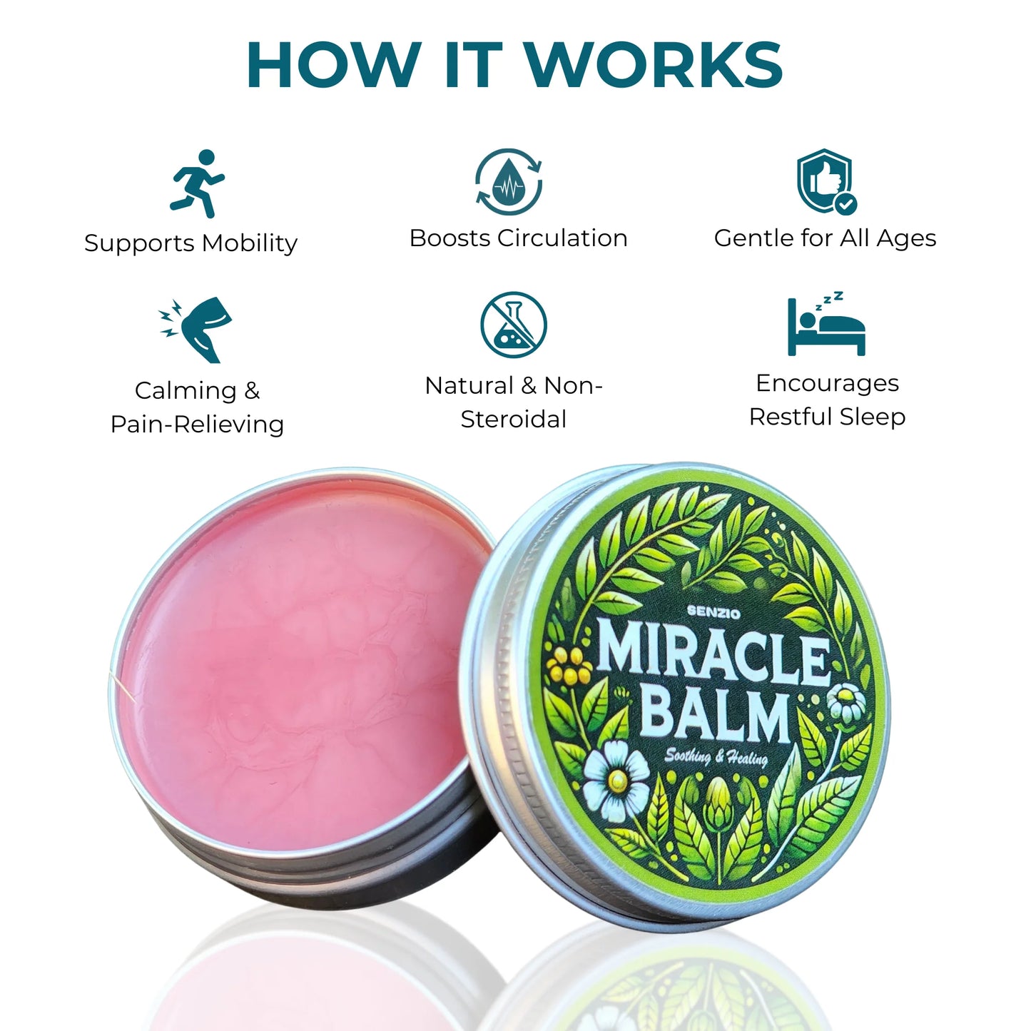 TAYNYOVA Miracle Balm – Herbal Relief for Swollen & Tired Legs